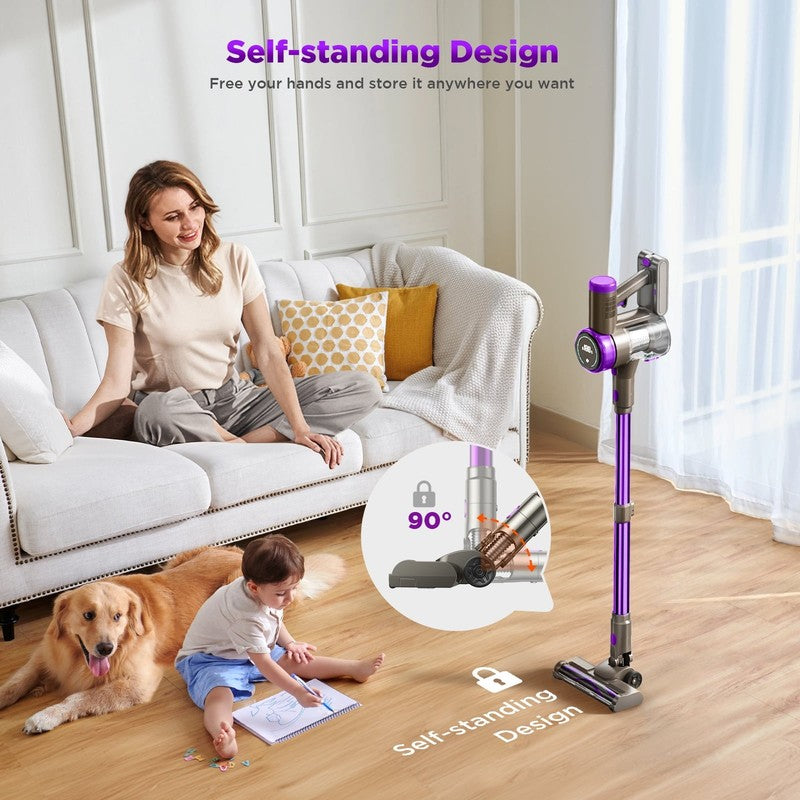 Cordless Stick Vacuum Cleaner 38KPA 50Mins 2200Mah Lightweight for Home Pet Hair9