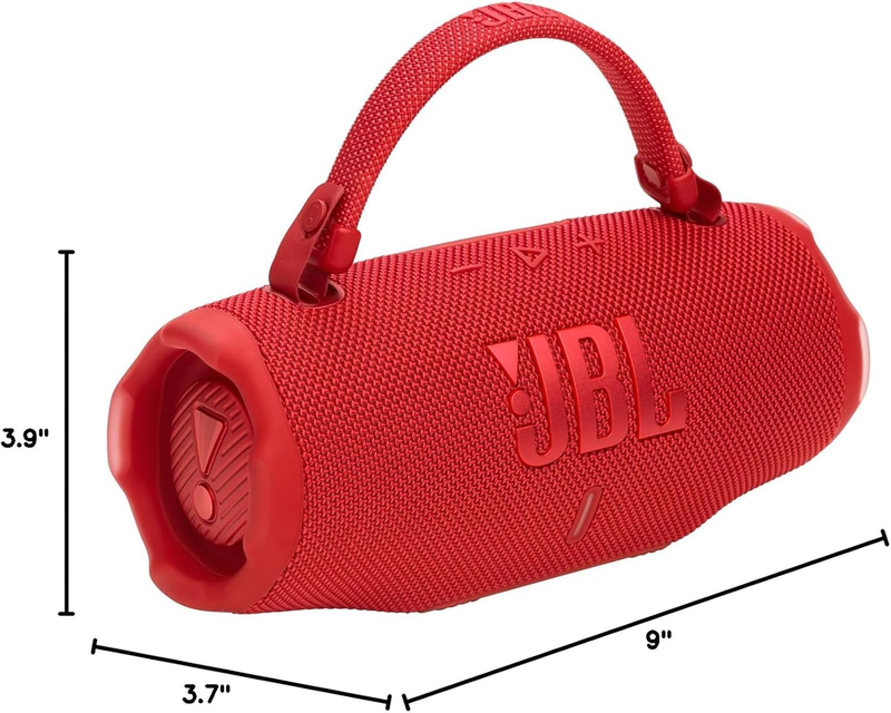Portable Waterproof Bluetooth Speaker 28H Playtime Drop Proof Red Edition4