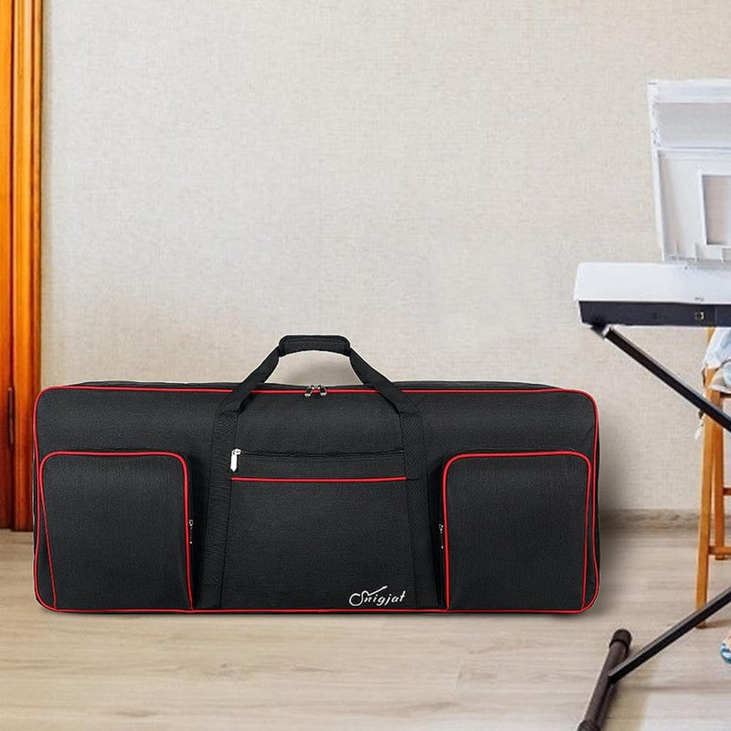 61 Key Keyboard Case, Soft Piano Bag with 0.32 Inch Cotton, 61 Key Keyboard Bag 7