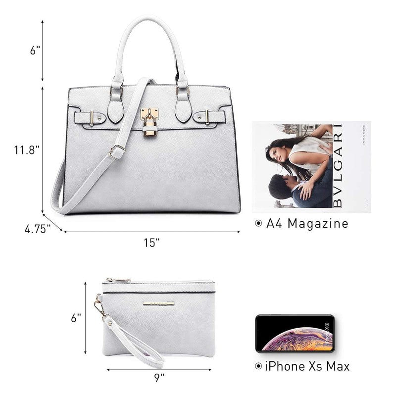 Women Handbag Purse Shoulder Top Handle Satchel Tote Work Bag Clutch5