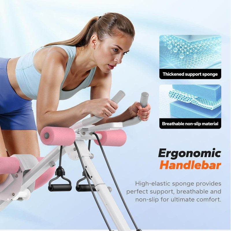 Adjustable Ab Machine for Home Gym Foldable Ab Trainer Workout Equipment for Abs5