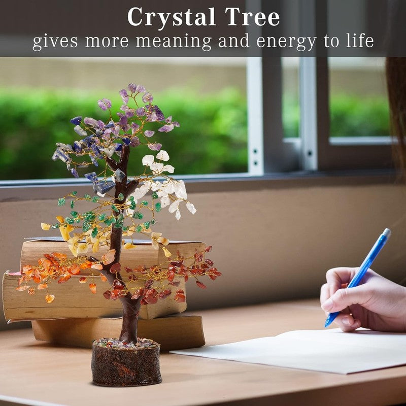 Crystal Tree of Life 7 Chakra Healing Crystals Trees for Home Decor, Office Desk8