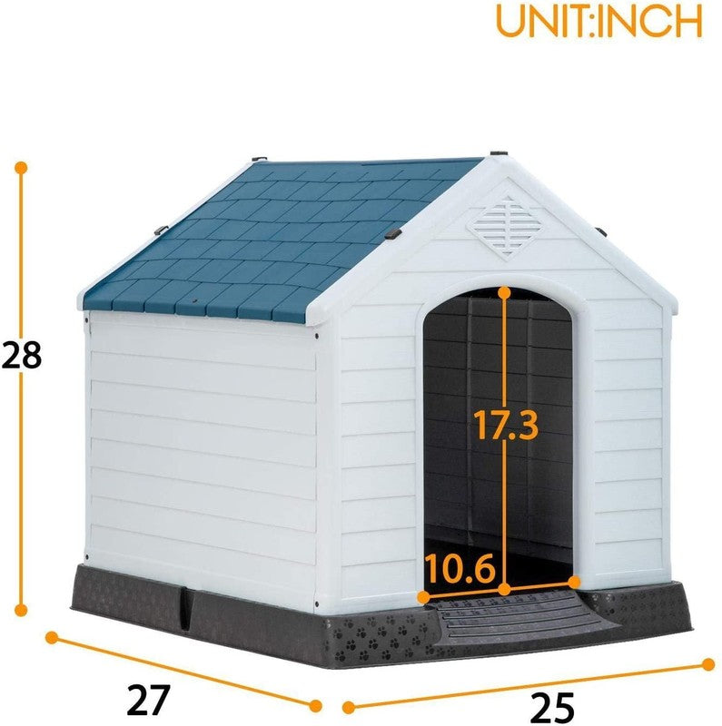 Dog House Pet Kennel with Air Vents, Indoor & Outdoor1