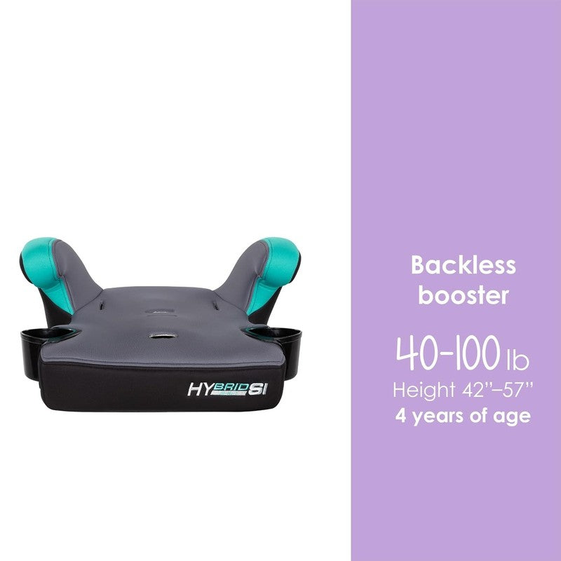Hybrid SI 3 in 1 Booster Car Seat Side Impact Hoboken Teal Toddler5
