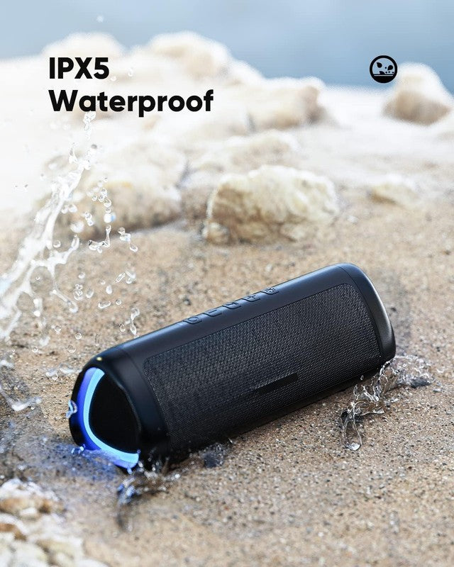 Bluetooth Speaker HD Sound, Portable, IPX5 Waterproof, 20H Playtime, TWS, Black7