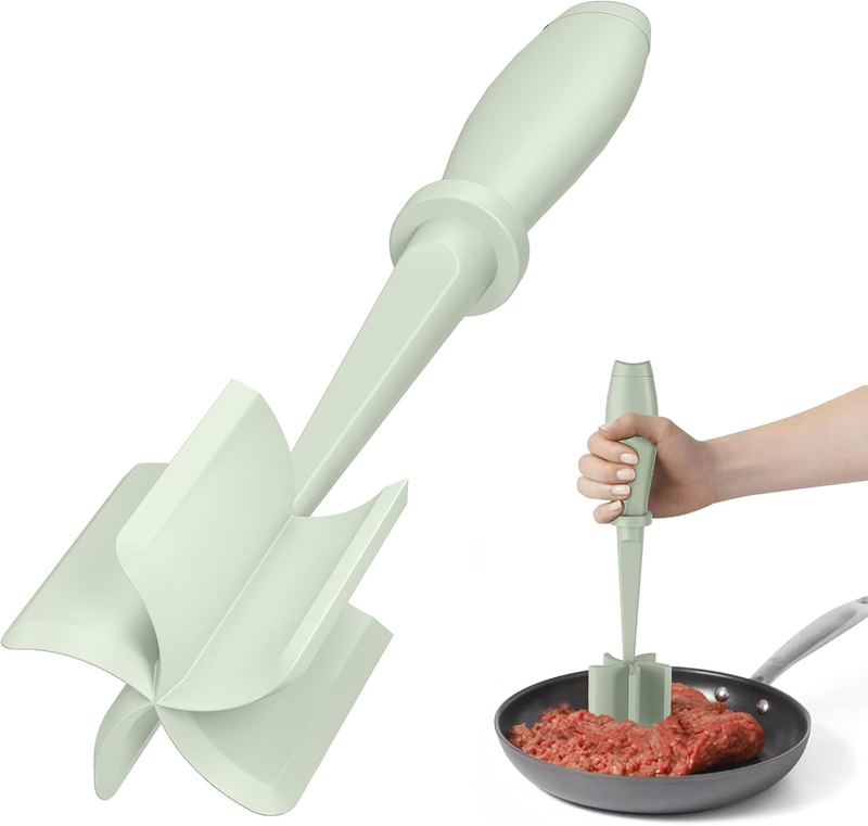 Meat Chopper Hamburger Grinder Ground Beef Smasher Nylon Kitchen Tool9