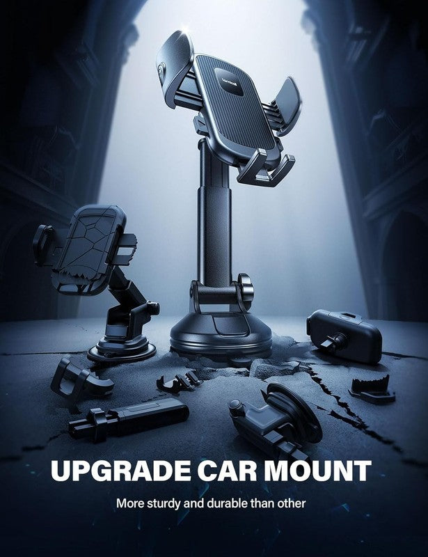 Car Phone Holder Mount, 360° Rotation Dashboard Phone Holder for Phone Samsung5