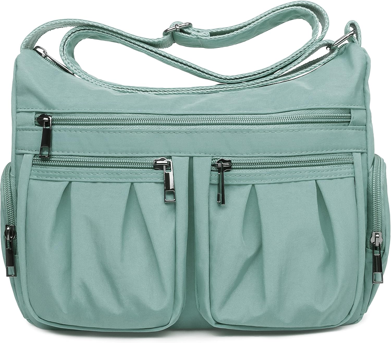 Women Crossbody Bag Waterproof Nylon Lightweight Shoulder Purse Handbag6