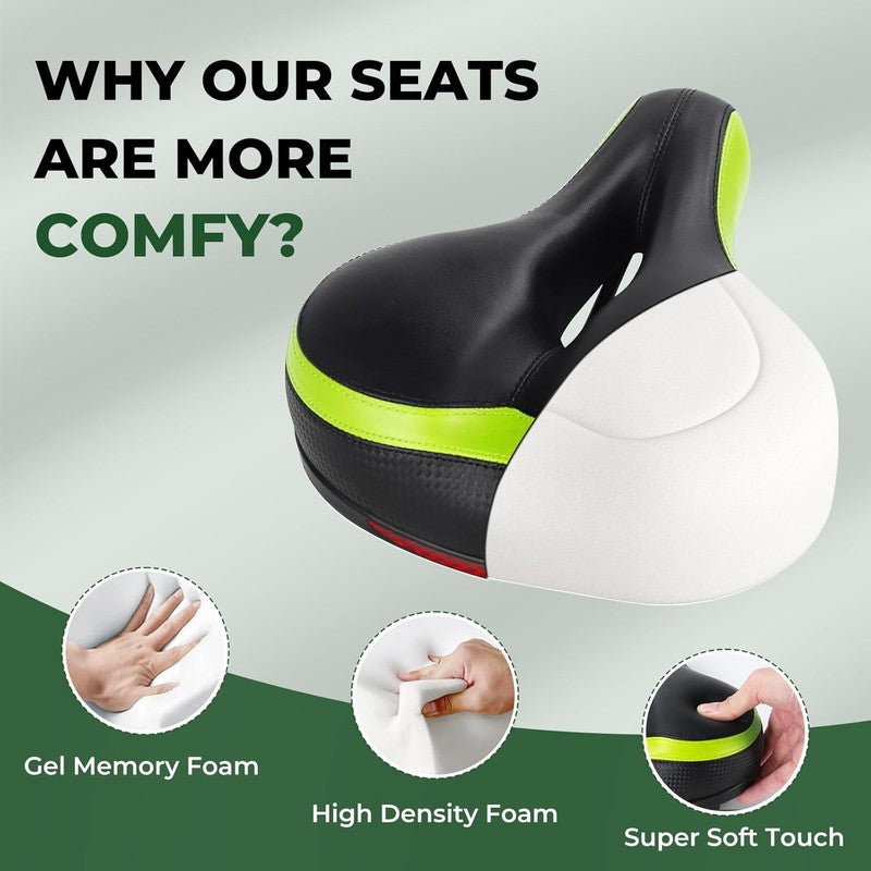 Memory Foam Bike Seat Cushion Men Women Waterproof Saddle for Road Hybrid Bike1