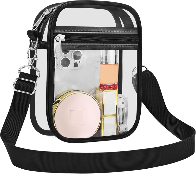 Clear Stadium Approved Crossbody Bag Transparent Messenger Bag0