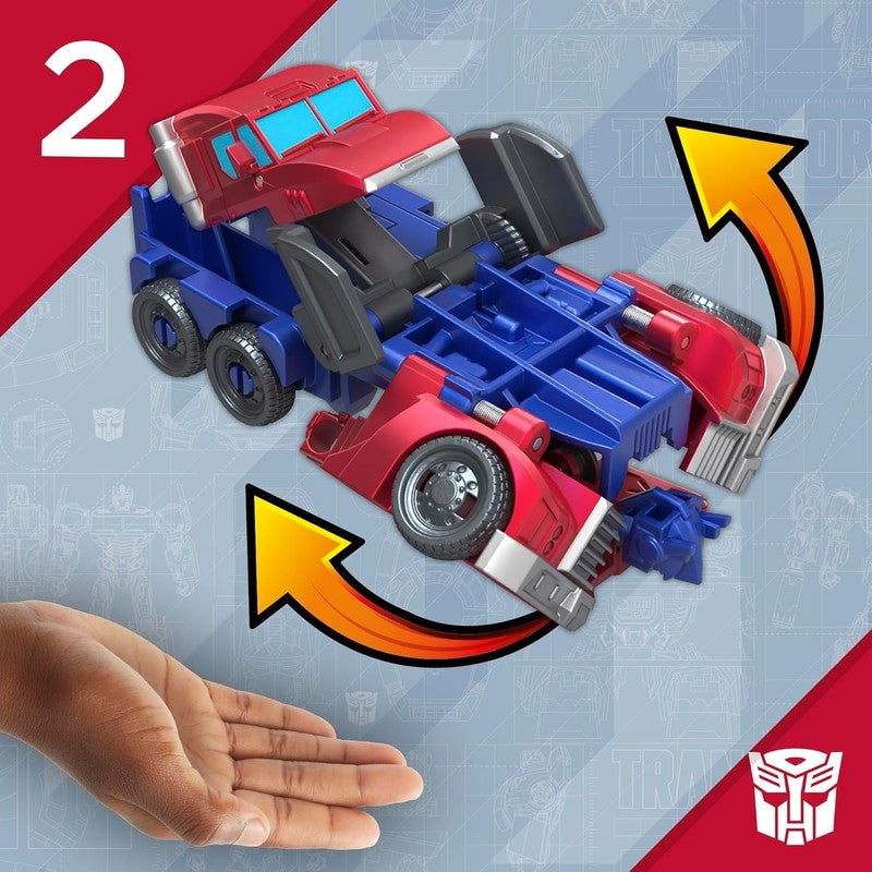 Transformers 1 Step Flip Heroes 3 Pack, 4 Inch Wheeljack, Bumblebee, 8