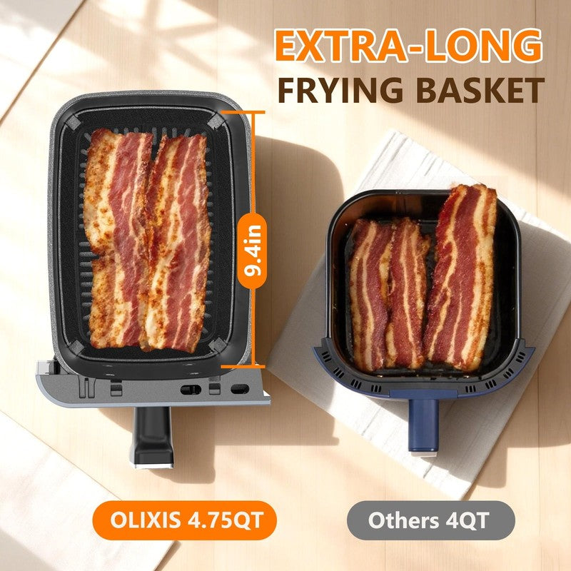 Dual Basket Air Fryer Oven, Digital Control, Clear-View Window, Versatile Air Fr4