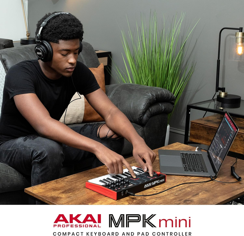 MPK Mini MK3 25 Key USB MIDI Keyboard Controller w/ 8 Drum Pads 8 Knobs11
