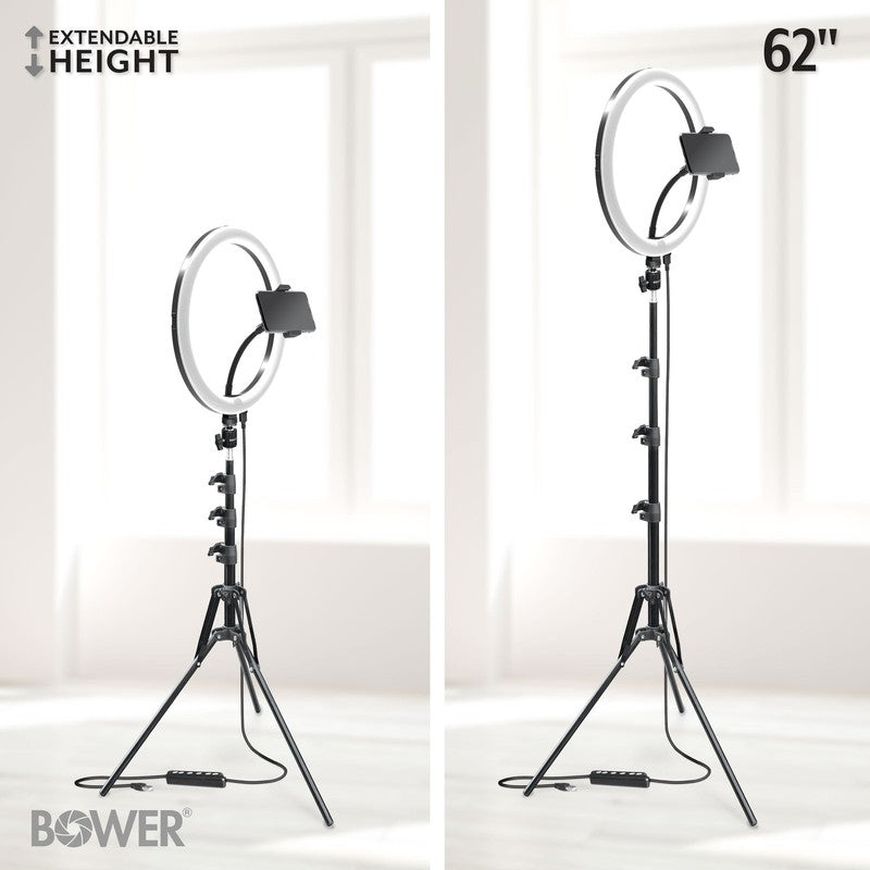 12-Inch LED RGB Ring Light Studio Kit with Special Effects; Black3