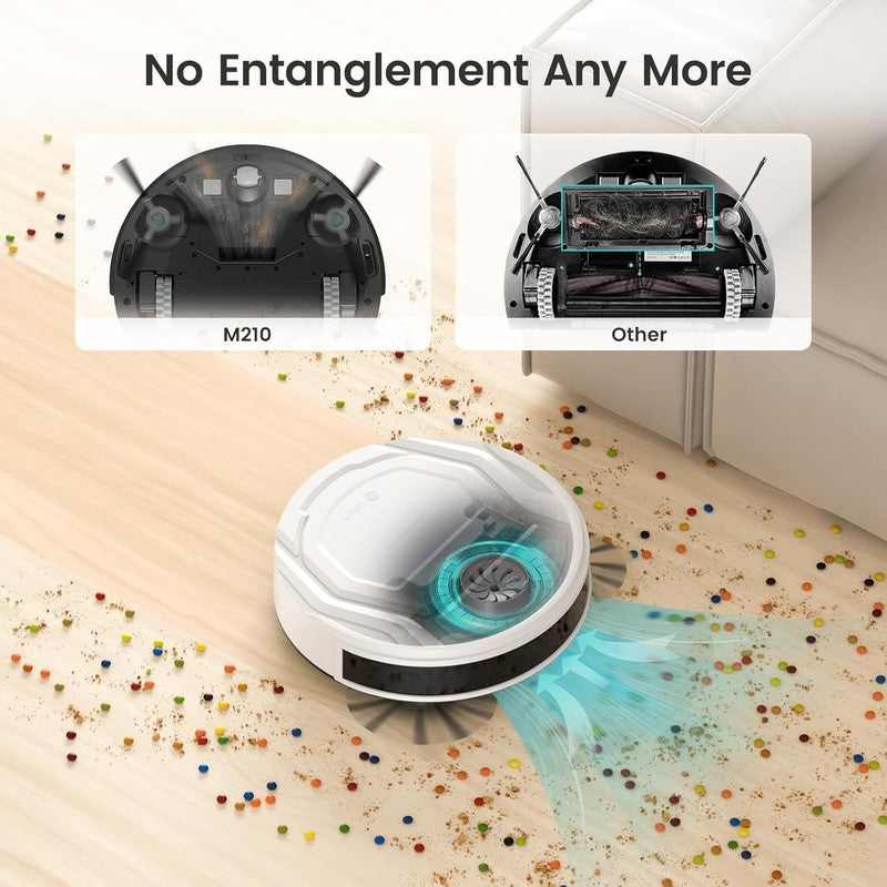 Robot Vacuum M210, Strong Suction, 120min, Wi-Fi/App/Alexa, Self-Charging3