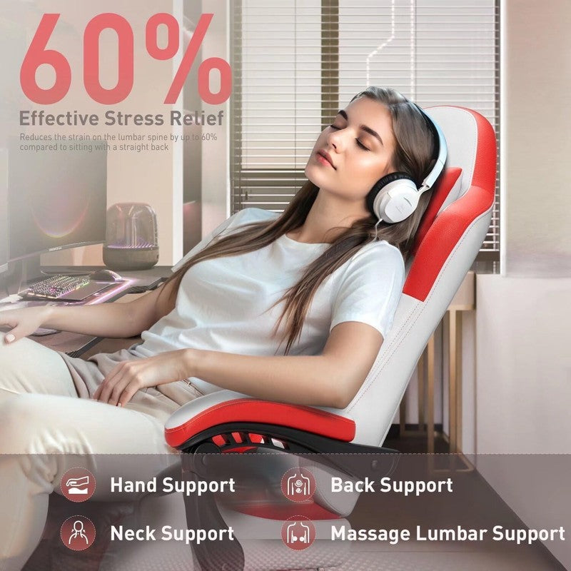 Gaming Chair with Pocket Spring Cushion, Gamer Chair with Lumbar Massage, Gaming6