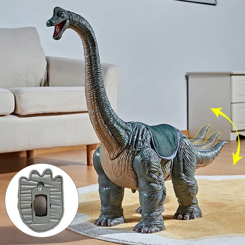 Wonder Living Dinosaur Ride on Toy Cars for Kids,Realistic Brachiosaurus Push Ca1