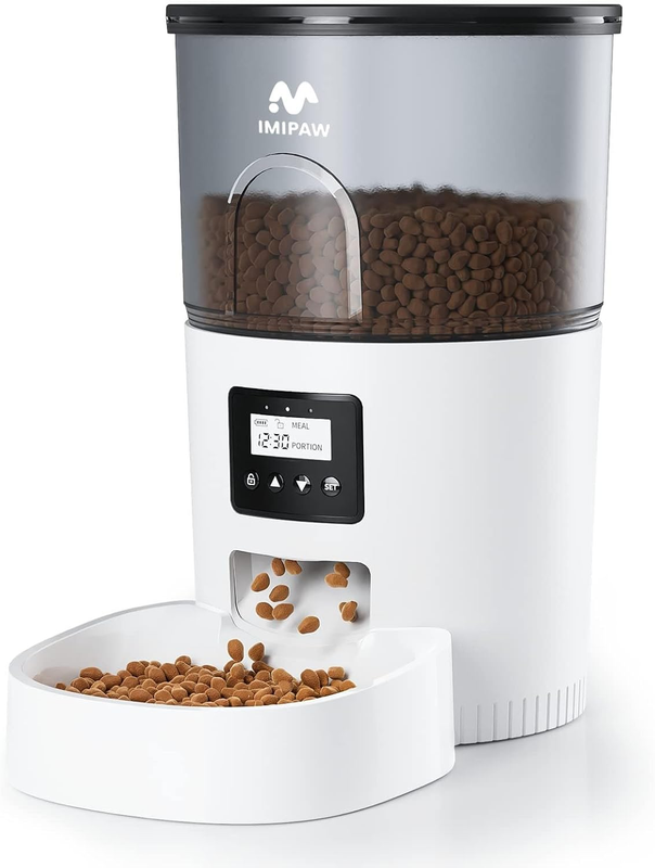 Automatic Cat Feeder 3L, Timed Food Dispenser with Portion Control for Pets8
