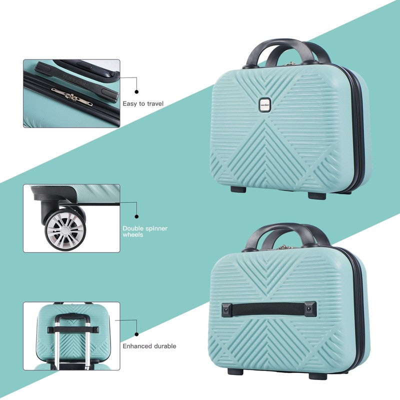 Luggage Sets 2 Piece Suitcase Set (14/20/)Hardside Suitcase with Spinner Wheels 5