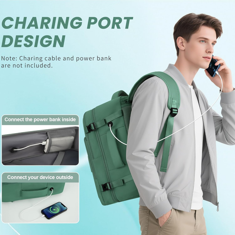 Travel Laptop Backpack Women Carry On Personal Item 16 Inch Waterproof3