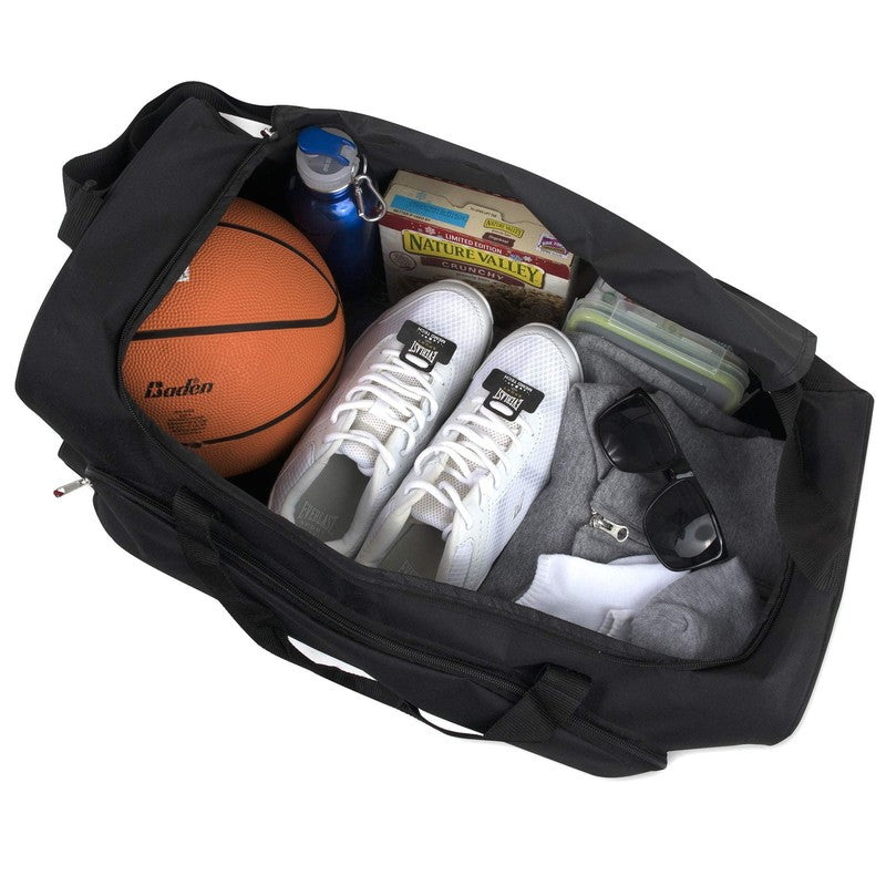 24 Inch 55 Liter Weekender Overnight Duffel Shoulder Bag for Men, Women, Teens, 4
