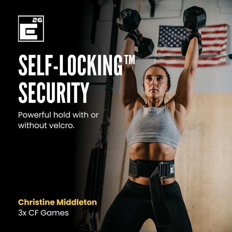 Self Locking Weight Lifting Belt Premium Support for Deadlift Training Men Women3
