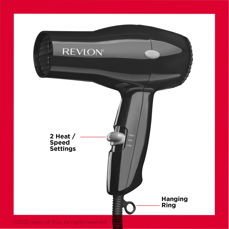 6 Pack 1875W Compact Hair Dryer Portable Blow Dryer Black3