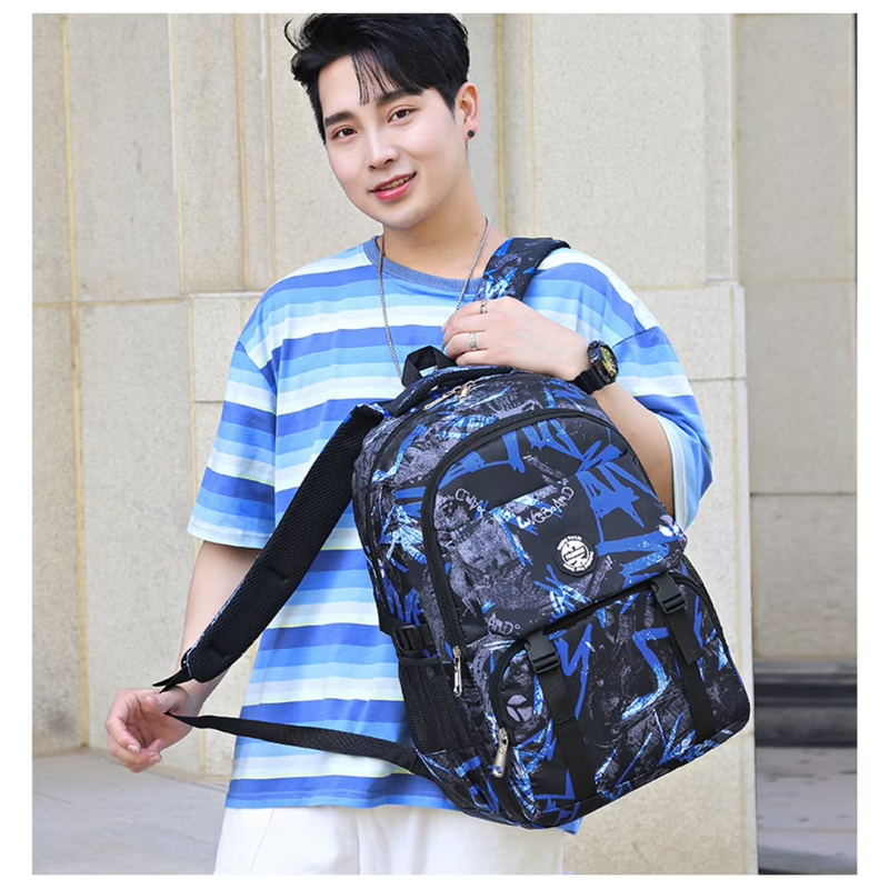 Tyethy Boys Backpack Printed School Bag for Kids, Large Laptop School Backpack C5