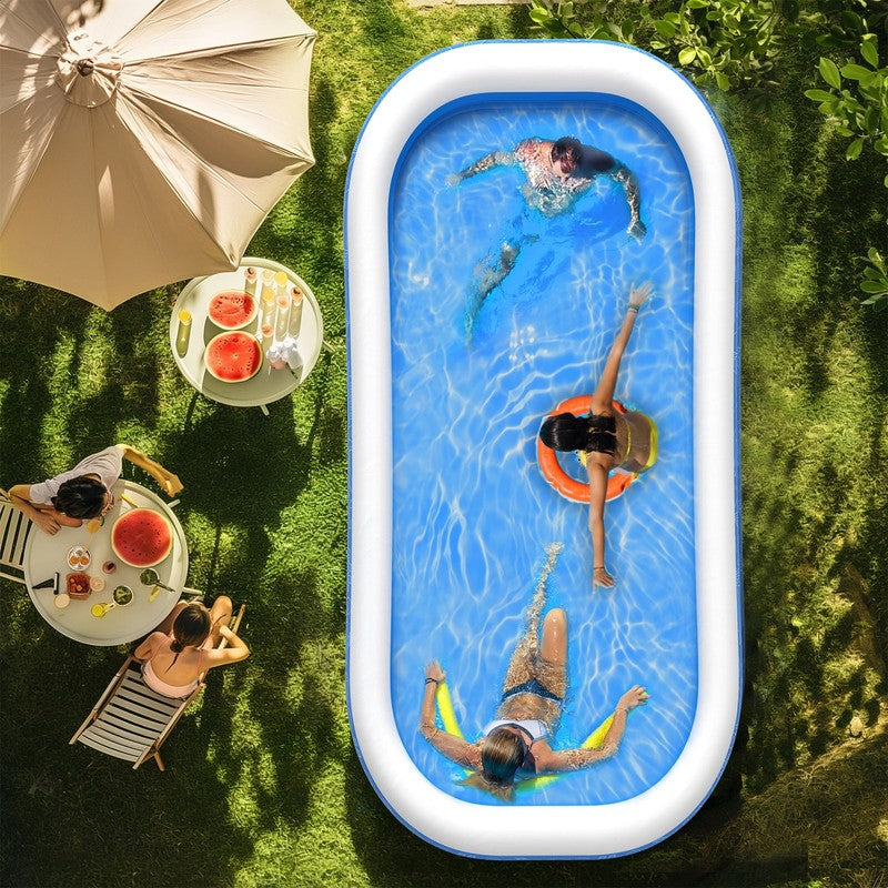 120x72x20 Inflatable Swimming Pool Large Family Kiddie Outdoor Pool3