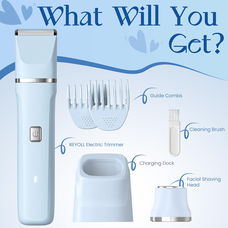 Women's Electric Shaver - Wet & Dry Body Hair Trimmer for Smooth Skin7
