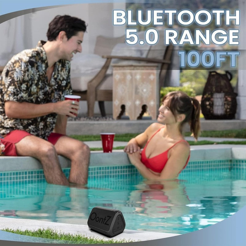 Oontz Angle Solo Bluetooth Speaker 5W, 10H Battery, 100Ft Range, IPX5 Black1