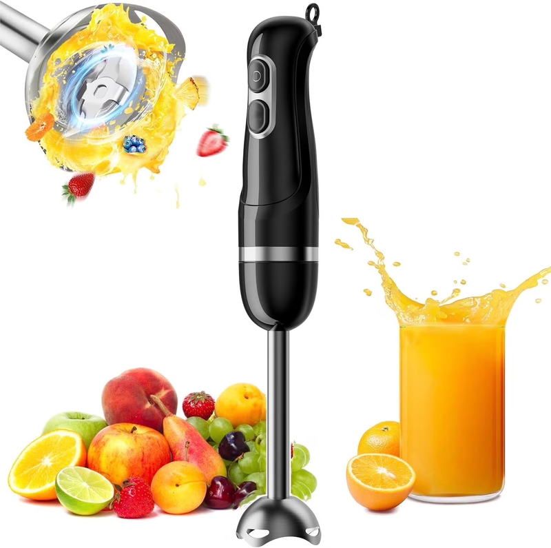 Hand Blender, Immersion Blender with 2 Mixing Speed, Electric Handheld Mixer Por9