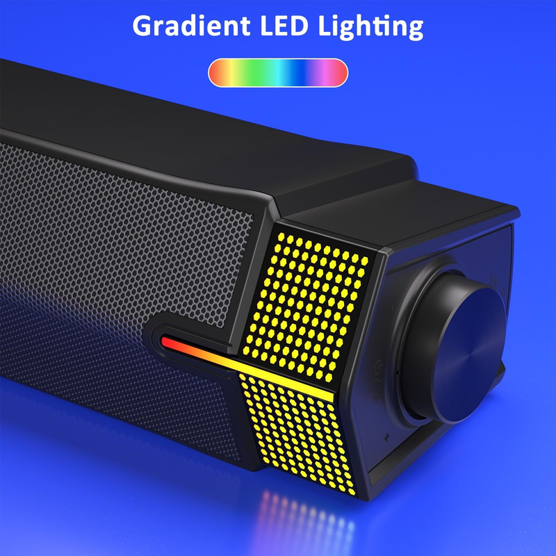 M20 Bluetooth Computer Speakers for PC Desktop Monitor, Gaming PC Sound Bar - Wi5