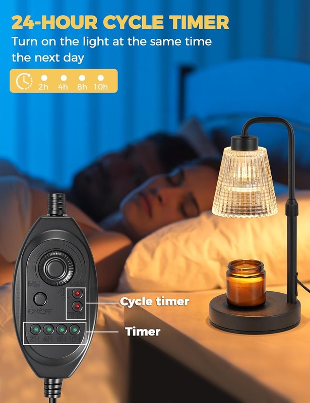 Candle Warmer Lamp with Timer Dimmable, Birthday Gifts for Women Mom, House Warm3