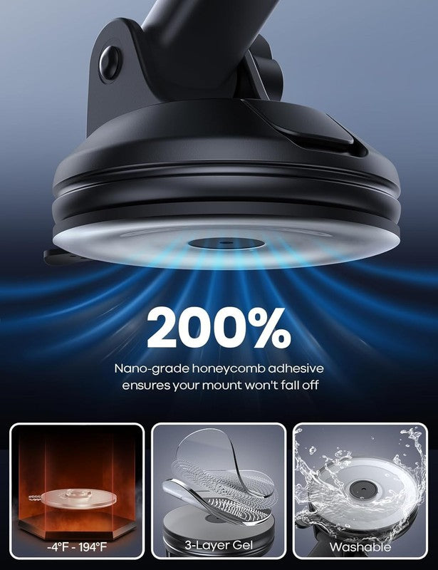 Car Phone Holder Mount, 360° Rotation Dashboard Phone Holder for Phone Samsung2