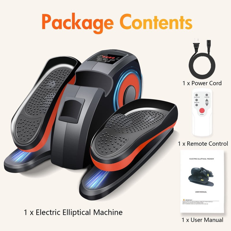 Under Desk Elliptical for Seniors - Remote Control, 12 Speed Exerciser4