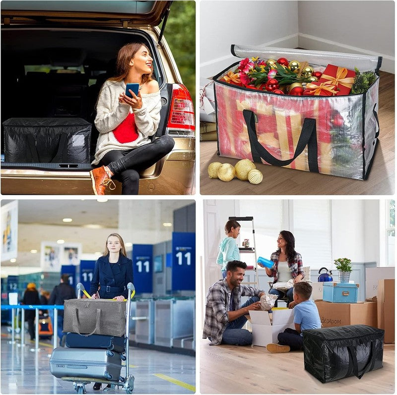6-Pack Oversized Moving Bags with Reinforced Handles, Heavy-Duty Storage Tote fo2