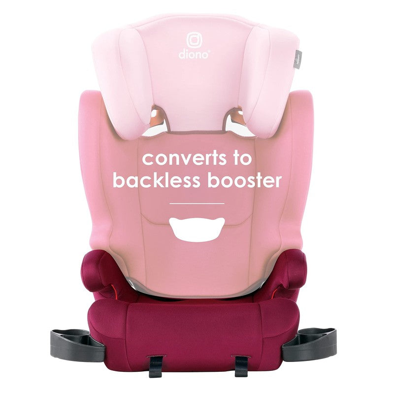 Cambria 2 XL Latch 2-In-1 High Back to Backless Booster Car Seat, Pink  Cambria 1