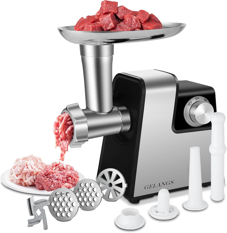 Electric Meat Grinder，350W(2800W Max) Sausage Stuffer Maker with Sausage Stuffer10
