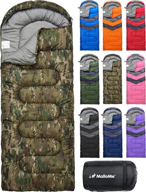Sleeping Bag Cold Weather Adult Kids Warm Camping Gear Portable Hiking Sleep Bag6