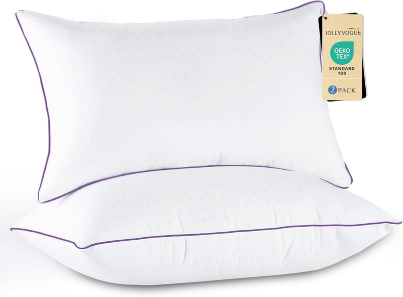 Pillows Queen Size Set of 2, Medium Support, Fluffy Hotel Quality for Sleepers8