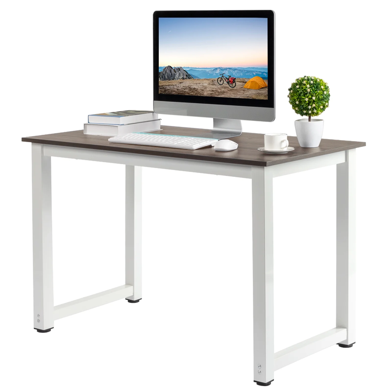 43.3in Wood Computer Desk Laptop Study Table Workstation Home Office Furniture9