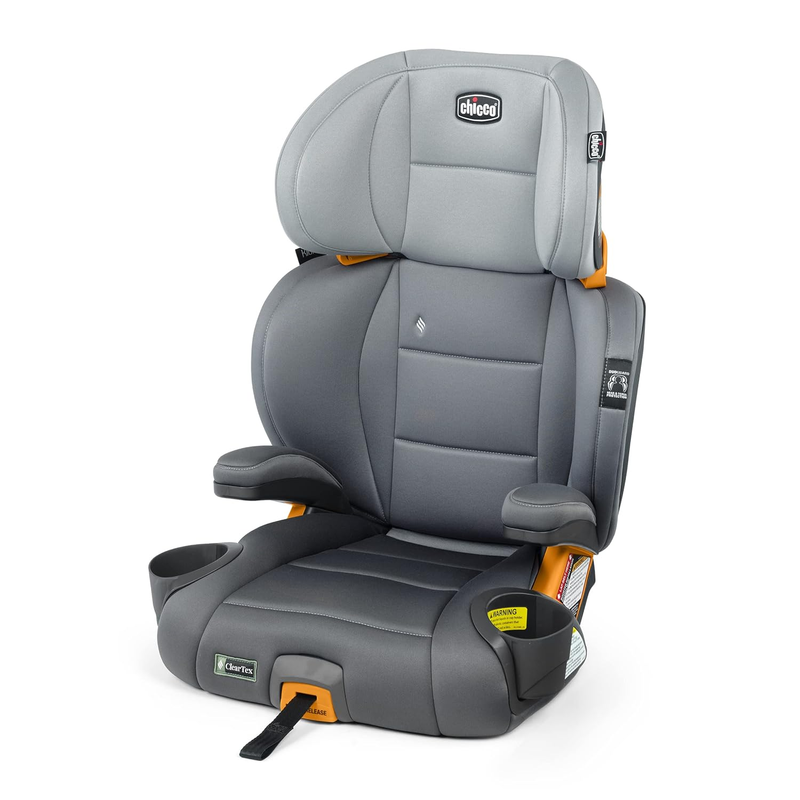Kidfit Cleartex Plus 2 in 1 Booster Car Seat High Back/Backless 40 100lb Grey10