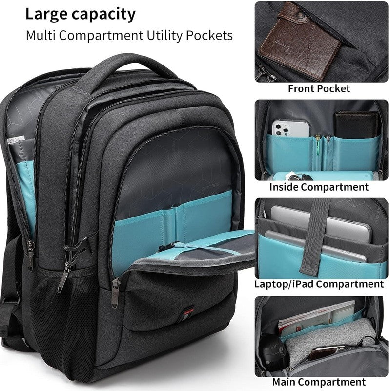 17 Inch Laptop Backpack for Travel Water Resistant College Backpack for Men/Wome1