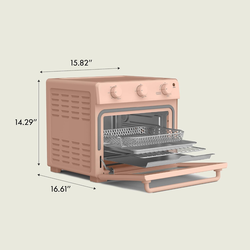 Air Fry Toaster Oven 1700W 7 Presets Dishwasher Safe Trays Blossom7