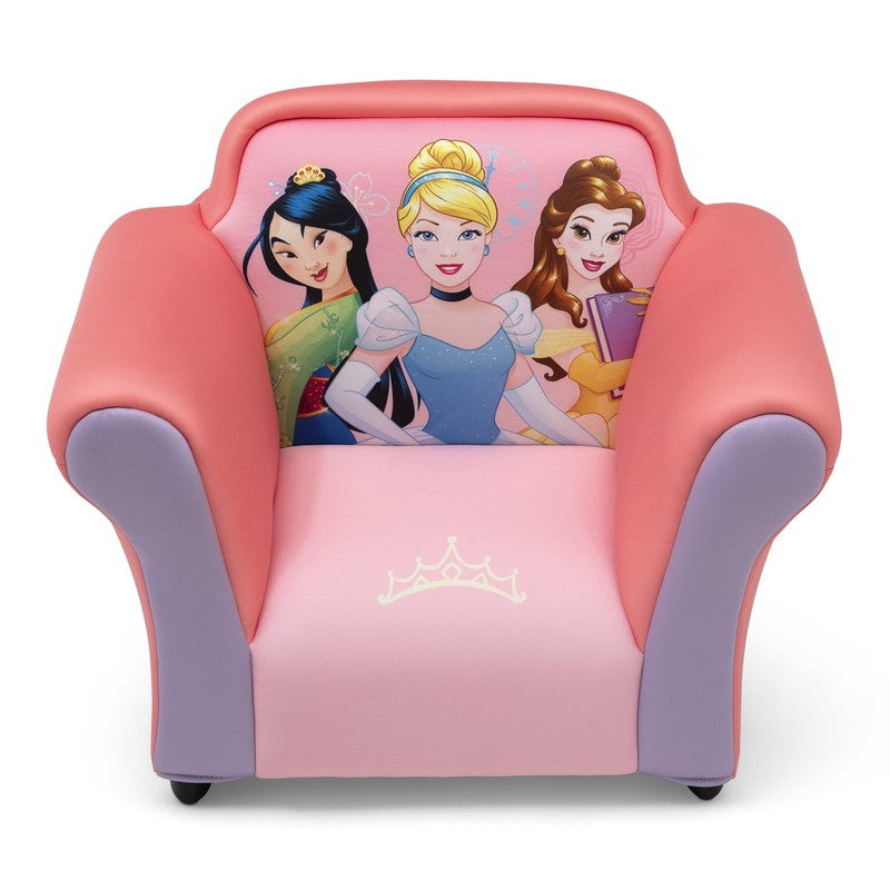 Princess Upholstered Chair with Sculpted Plastic Frame by , Pink4