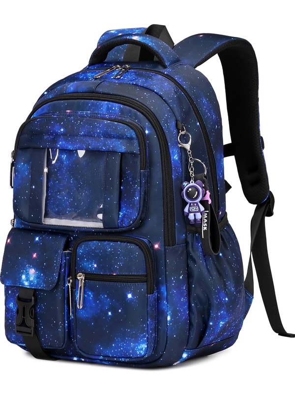 Kids Kawaii Ita School Backpack Lightweight Bookbag Blue Star10