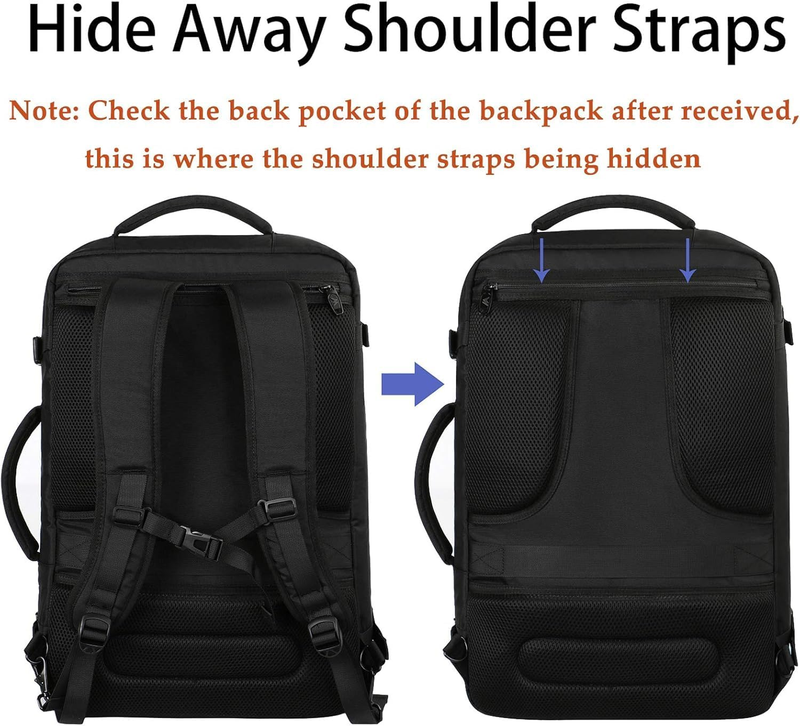Carry On Backpack Airline Approved Expandable Travel Bag3