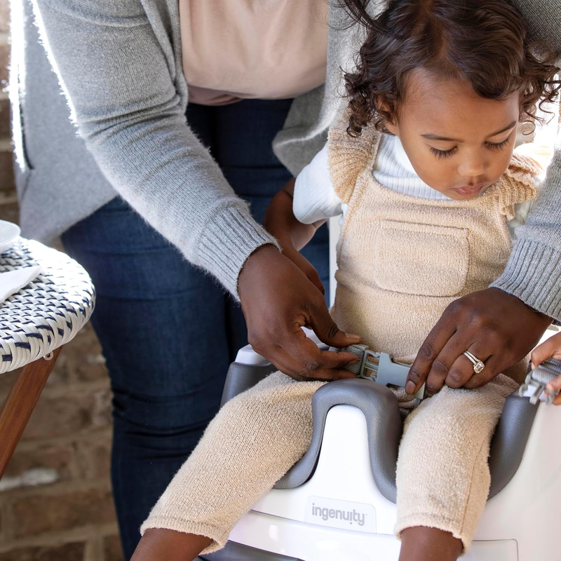 Baby Base 2 In 1 Booster Feeding and Floor Seat with Self Storing Tray   Mist8