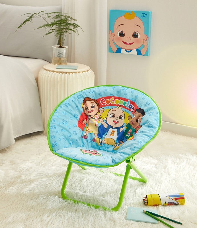 19" Toddler Mini Saucer Chair, Blue1